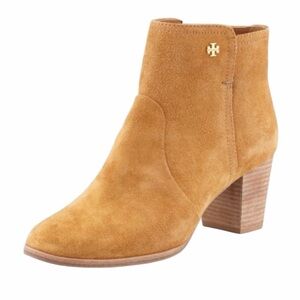 Tory Burch Tan Suede Ankle Booties size 10